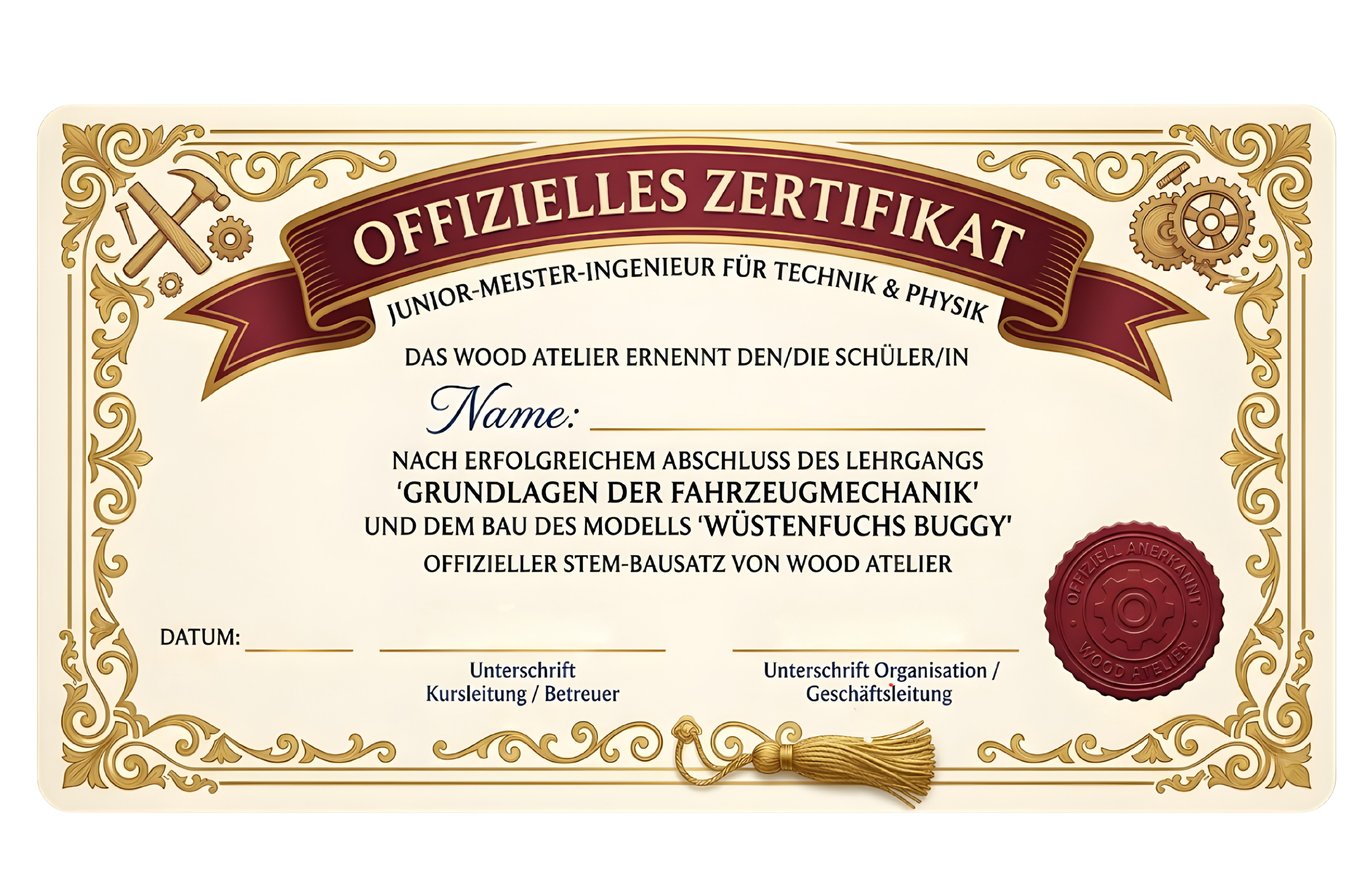 Zertifikat Privat Vorschau